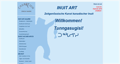 Desktop Screenshot of inuitkunst.de